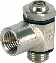 Pièces agricoles - Pièce pneumatique - Clapet anti-ret. étrangl. 3/8"