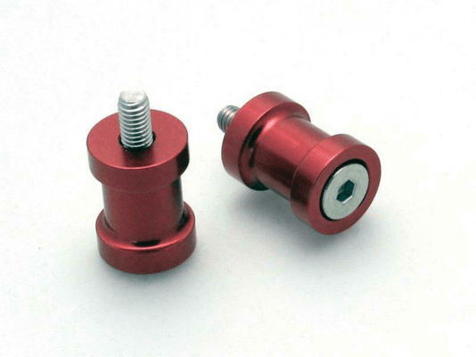Pièces Quad & Motos - Equipement véhicule - Pions de bras oscillant R&G RACING M10 aluminium rouge