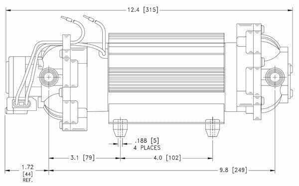 Pièces agricoles - Pièce Pulvérisateur - Pompe à membrane 12V 26,5 l/m