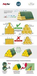 Pièces agricoles - Cloture,Jardin & Sylviculture - Bâche de protection PolyTex® DLG 9,8x25m