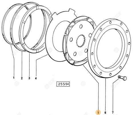 Pièces agricoles - Freinage - DISQUE DE FREIN