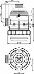 Pièces agricoles - Pièce Pulvérisateur - Filtre aspiration 1 1/2"