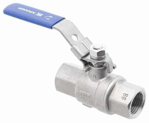 Pièces agricoles - Hydraulique - Vanne à bille inox 2xF 1/2''