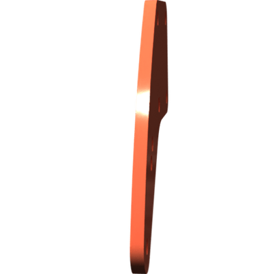 Pièces agricoles - Pièce divers - support peint KUBOTA