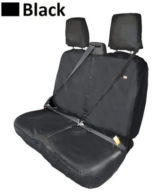 Pièces agricoles - Pièce divers - Housse de siège, passager van double, noir, appui-tête séparé, 5 pièces, convient à Ford Transit 2014