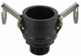 Camlock Type B 1-1/2" filetage mâle 1-1/4" polypropylène