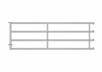 Materiels - Cage de contention - PACK DE 12 ARRIERES EX4 4/5M L.3.50M