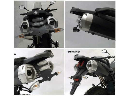Pièces Quad & Motos - Equipement véhicule - Support de plaque R&G RACING noir Yamaha XT660Z Tenere