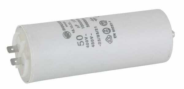 Pièces agricoles - Electricité - Condensateur avec fiche 50µF