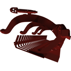 Pièces agricoles - Pièce divers - Barre decrottoirCOMPLETE 4M (KV/VICON)