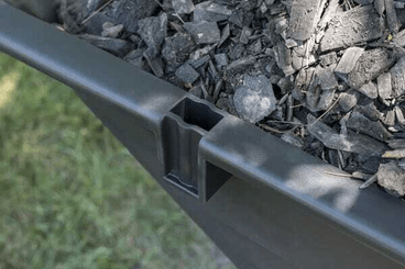 Pièces agricoles - Jardin et forêt pièce adaptable - Remorque avec caisse en plastique 450 kg