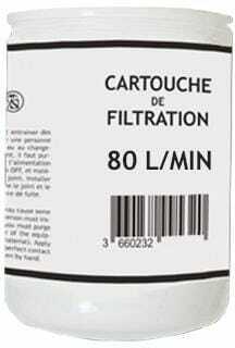 Pièces agricoles - Outils atelier - Cartouche - filtration 80 l/min