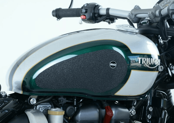 Pièces Quad & Motos - Equipement véhicule - Kit grip de réservoir R&G RACING 2 pièces noir Triumph Bonneville Bobber
