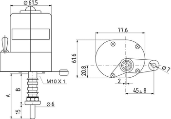 Pièces agricoles - Pièce divers - Moteur d'essuie-glace 24V