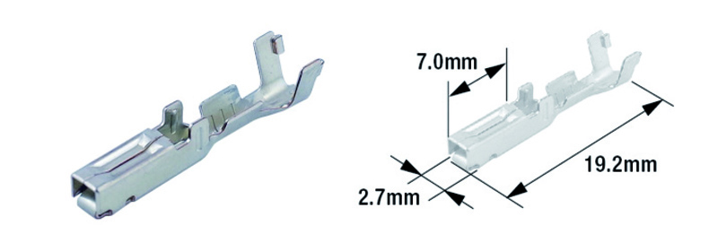Pièces Quad & Motos - Outillage - Cosse femelle électrique TOURMAX type 070 (FRY)