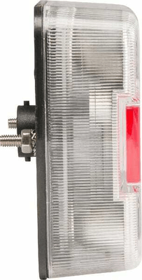 Pièces agricoles - Eclairage - Feu arrière LED, 1W, carré, 12V, 106x100x98mm, 5 fiches, 18 LED's, gopart