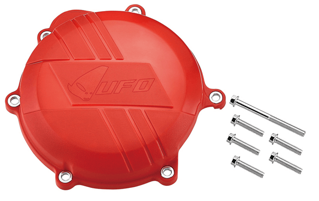 Pièces Quad & Motos - Equipement véhicule - Protège carter embrayage UFO rouge Honda CRF250R