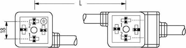 Pièces agricoles - Electricité - Fiche double M/M 220mm