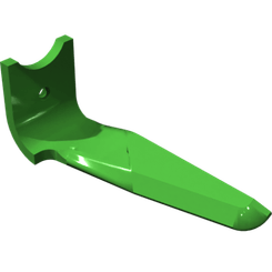 Pièces agricoles - Pièce d'usure Herse Rotative - Dent Quick-Fit droite 15mm