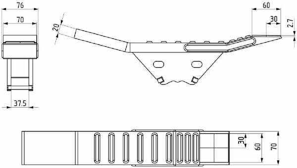 Pièces agricoles - Travail du sol - Pointe culti. carb. p/Bednar