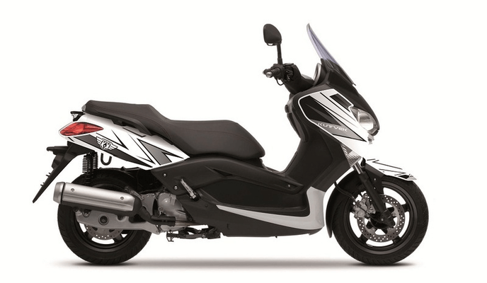 Pièces Quad & Motos - Equipement véhicule - Kit déco KUTVEK Velocity blanc/noir Yamaha X-Max 125/250