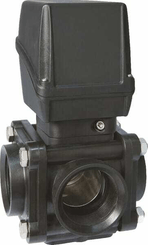 Pièces agricoles - Pièce Pulvérisateur - Vanne à bille él. 3 voies 1 1/