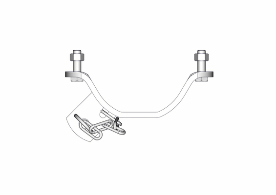 Materiels - Accessoires 30Kg-50Kg - PACK DE 20 DEMI BRIDES TREFLE 1D D.140MM