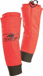 Vêtements et protections - Vêtement  - Protection avant-bras pour tronçonneuse, L, rouge