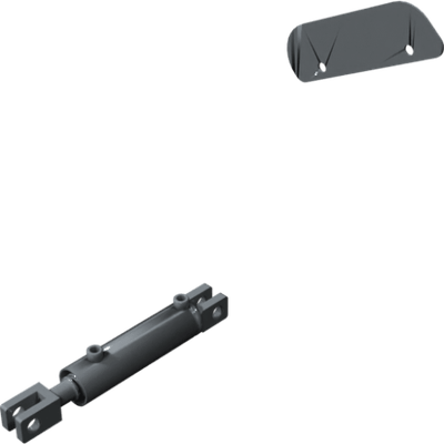 Pièces agricoles - Pièce divers - trémie de la plaque de distance peinte