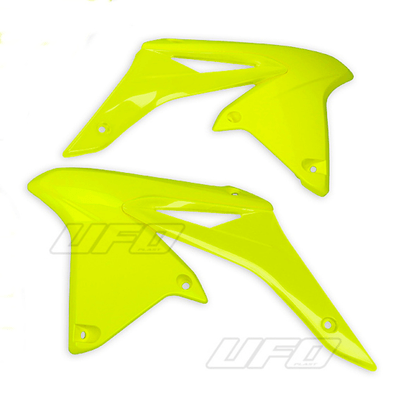Pièces Quad & Motos - Plastiques - Ouïes de radiateur UFO jaune fluo Suzuki RM-Z250