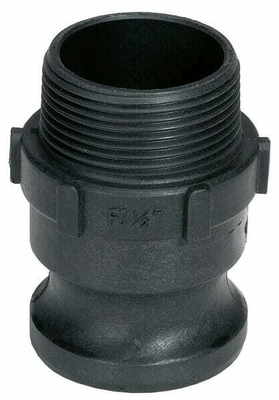 Pièces agricoles - Pièce Pulvérisateur - Camlock Type F 1-1/2" filetage mâle polypropylène