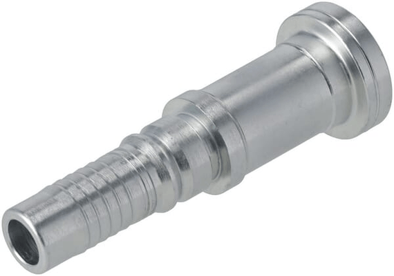 Pièces agricoles - Hydraulique - Raccord à sertir 4SH-DN16 avec bride ø31,8 mm