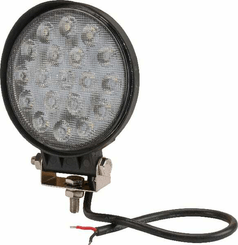Pièces agricoles - Eclairage - Phare de travail LED rond 36W 2850lm, 10/30V, Ø 113.9mm, faisceau large 18 LED Kramp