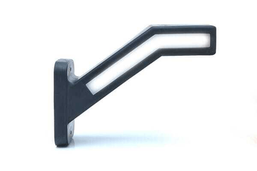 Pièces agricoles - Eclairage - Feu de gabarit gauche LED, 12-24V, 184.9x58x145.5mm, indicateur de direction dynamique, Kramp