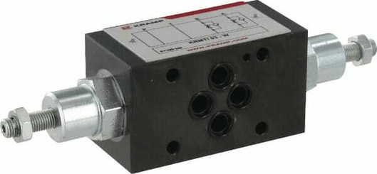 Pièces agricoles - Hydraulique - Clapet antiretour étrangl. NG6