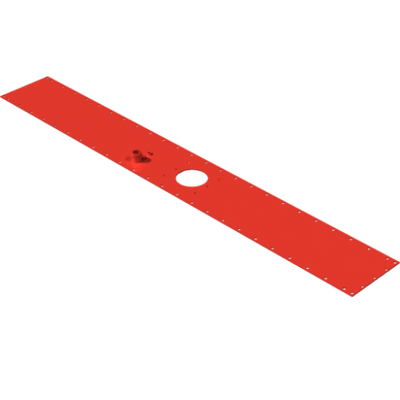 Pièces agricoles - Pièce divers - couvercle supérieur 3,00 m -peint-