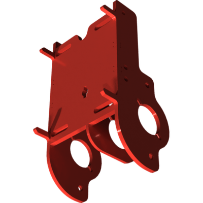 Pièces agricoles - Pièce divers - Bride soudée 180 NS peinte