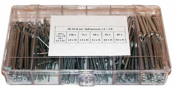 Pièces agricoles - Fasteners - Coffret 425 goupilles 1,6-6,0mm