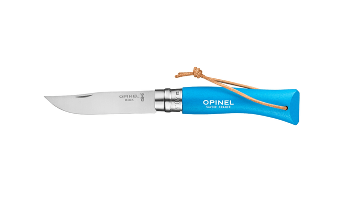 Loisirs - Loisirs divers - COUTEAU BOITE6 OPINEL BAROUDEUR N°7 BLEU CYAN