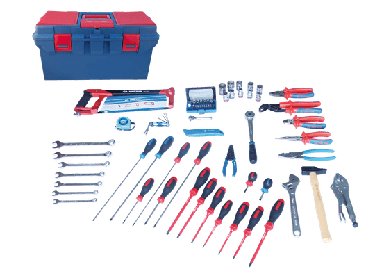 Outils - Outils divers - Caisse à outils 70 pièces Electricité-Electromécanique