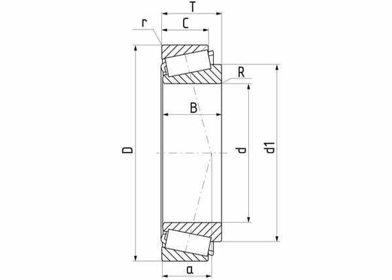 Pièces agricoles - Roulements - Roulement à rouleaux coniques 65x100x23mm SKF