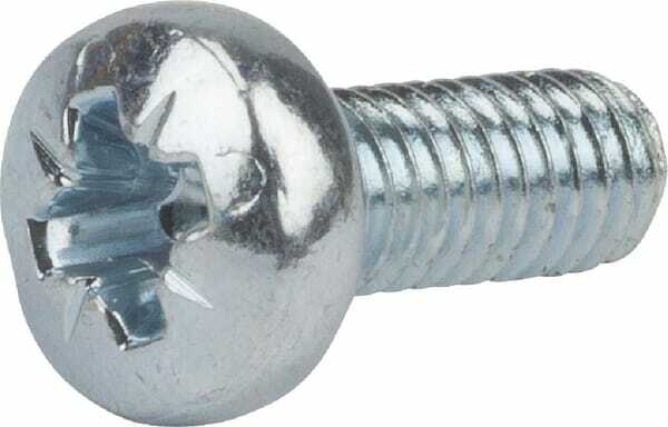 Pièces agricoles - Fasteners - Vis à tête cylindrique à empreinte cruciformeM4x10 zgalv.