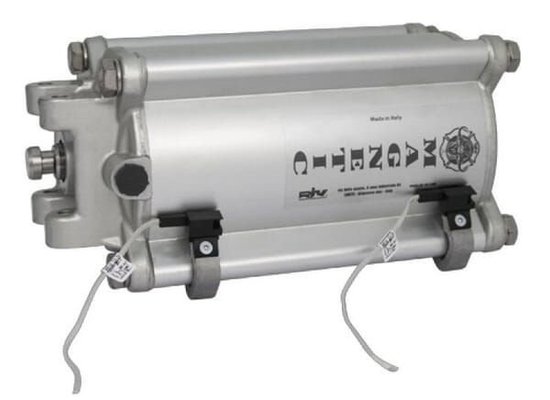 Pièces agricoles - Hydraulique - Vérin pneumatique 8" avec capteurs à double effet