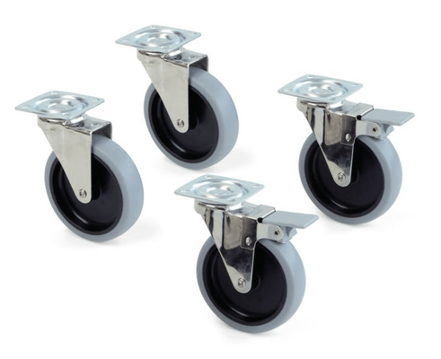 Boulonnerie, quincaillerie - Meubles, rangements - 2003021 SET ROUE SLIP 100 2F2S