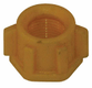 Ecrou de protection jaune 3/8"