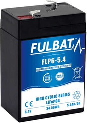 Pièces agricoles - Eclairage - Batterie LITHIUM 6 V 5,4 Ah
