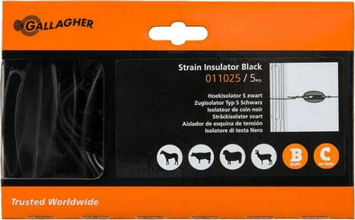 Pièces agricoles - Cloture,Jardin & Sylviculture - Isolateur de coin noir (x5)