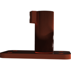 Pièces agricoles - Pièce divers - plaque de support soudée -peinte-