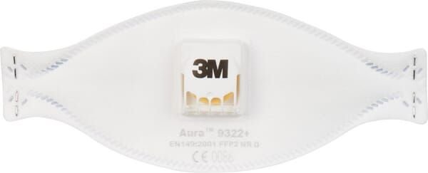 Vêtements et protections - Equipement - Masque anti-poussière FFP2 avec valve 9322+ 10 pièces