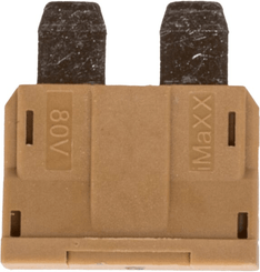 Pièces agricoles - Eclairage - Fuse standard blade 80V 5A tan pack 10x Kramp